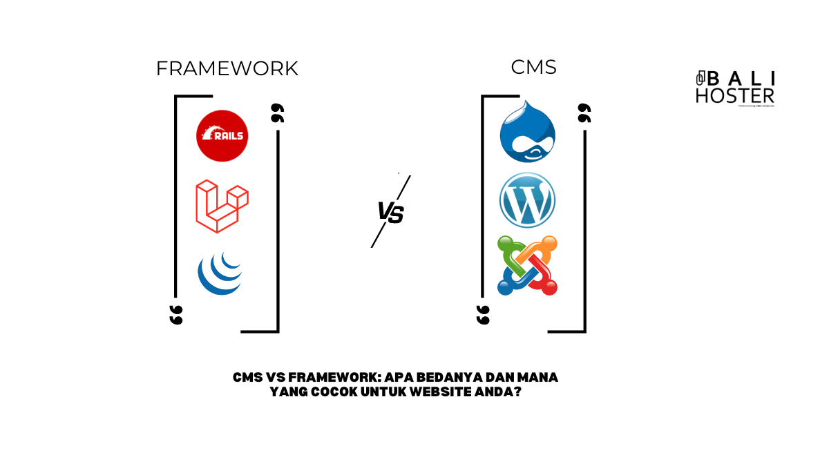 CMS vs Framework: Apa Bedanya dan Mana yang Cocok untuk Website Anda?